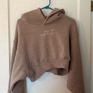 Vitality Affirmation Cropped Hoodie